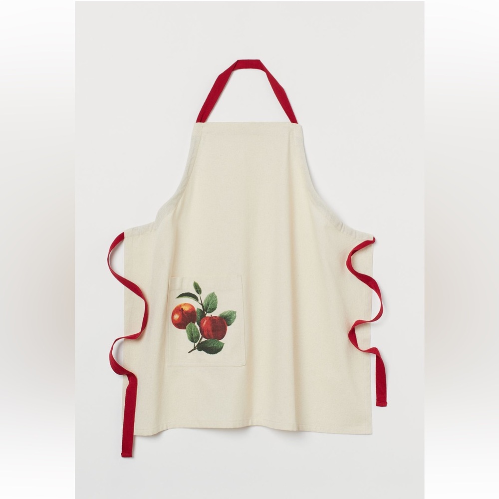 H&M NATURAL ORGANIC COTTON APPLE 🍎 APRON